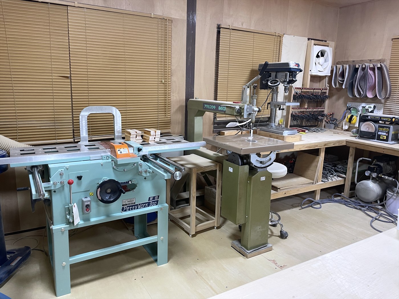 工房の作業場